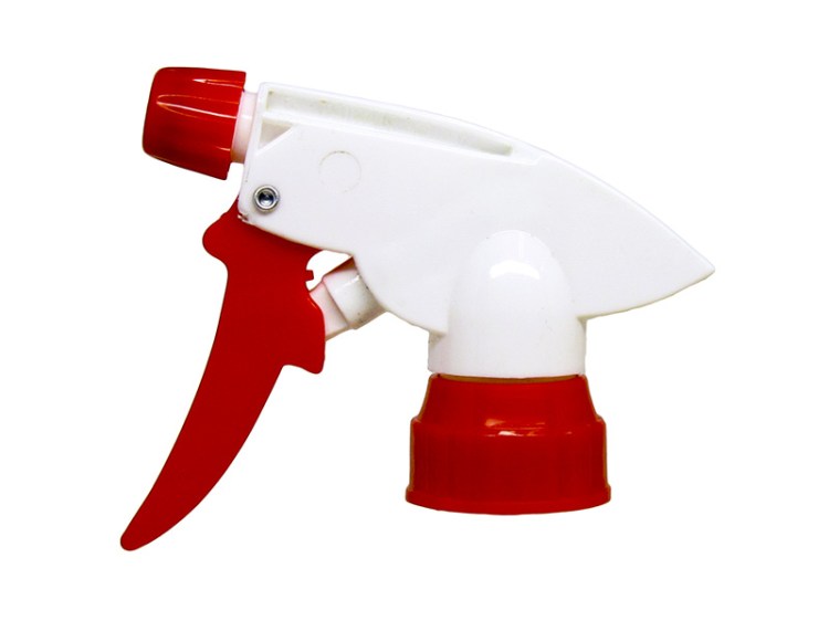 Red Nozzle Cap, White Trigger Sprayer