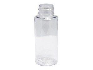 60ml Round Clear PET Plastic Bottle 24-410
