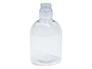 450ml Clear PET Plastic Bottle, Round