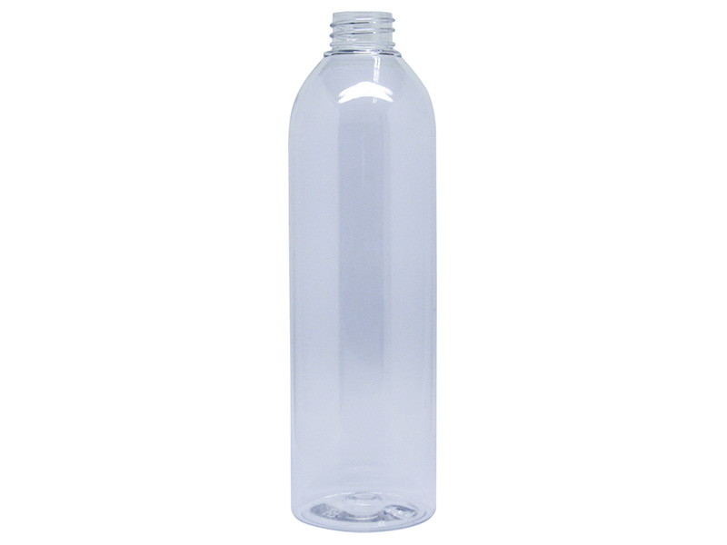 500ml Cylinder Round Clear PET Plastic Bottle, Slim