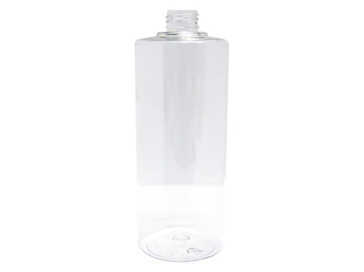 500ml Round Clear PET Plastic Bottle 24-410