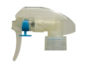 Clear Chemical Resistant Trigger Sprayer with Lock Ring