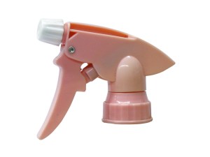 White Pink Chemical-Resistant Trigger Sprayer
