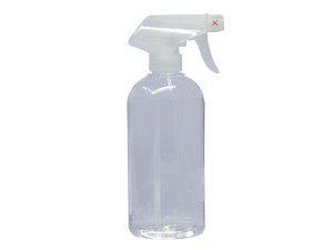 Clear Pro PET Spray Bottle 500ml with Clear Spray Nozzle