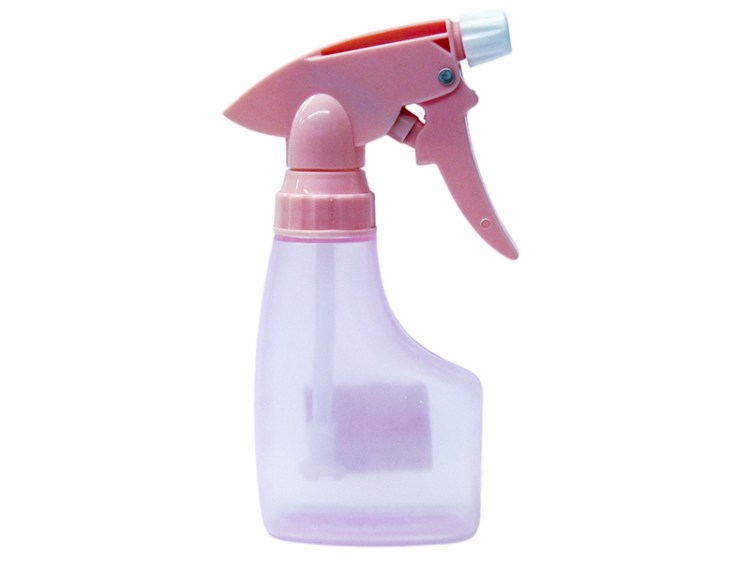 Translucent Pink HDPE Spray Bottle 180ml with Pink Trigger Sprayer