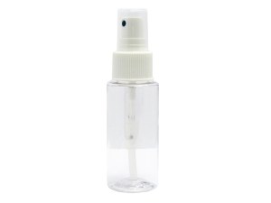 White Upside Down Mist Sprayer with Clear PET Bottle 60ml