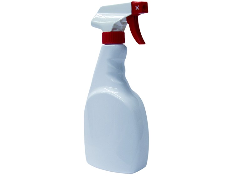 SBY909002-800X600White PET Spray Bottle, Red White Trigger Sprayer